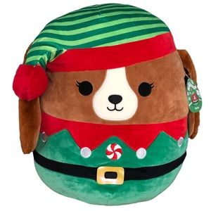 NWT Sqishmallows Darcy the Dog Elf